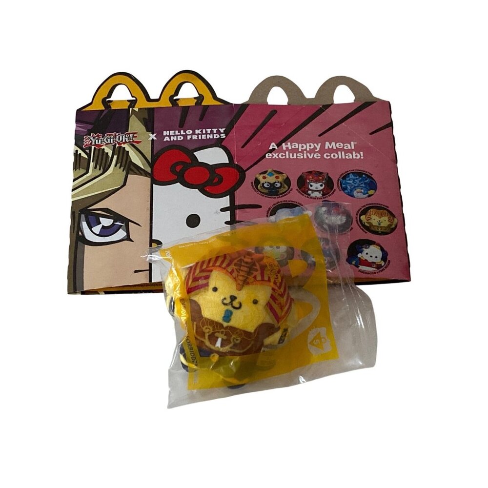 McDONALD Yu-Gi-Oh Pompompurin Sanrio Hello Kitty Stuffed Toy #5  Happy Meal Box